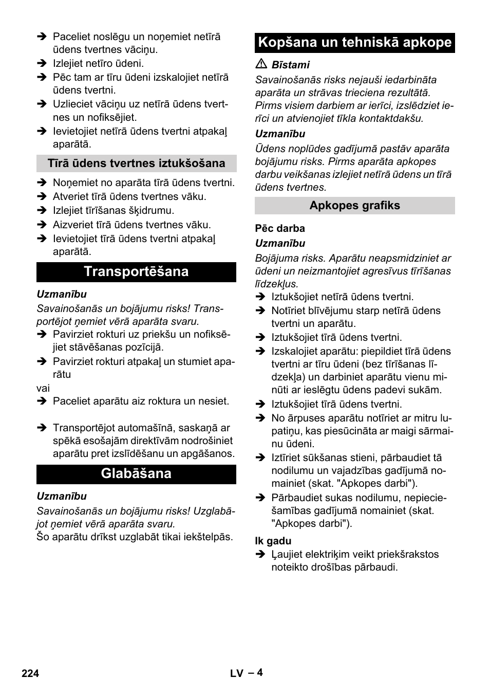 Karcher BR 30-4 C Adv User Manual | Page 224 / 244
