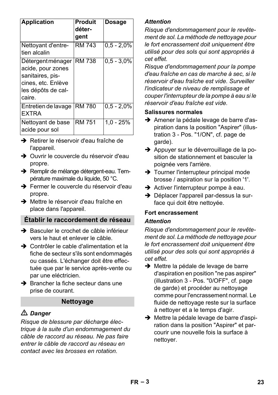 Karcher BR 30-4 C Adv User Manual | Page 23 / 244
