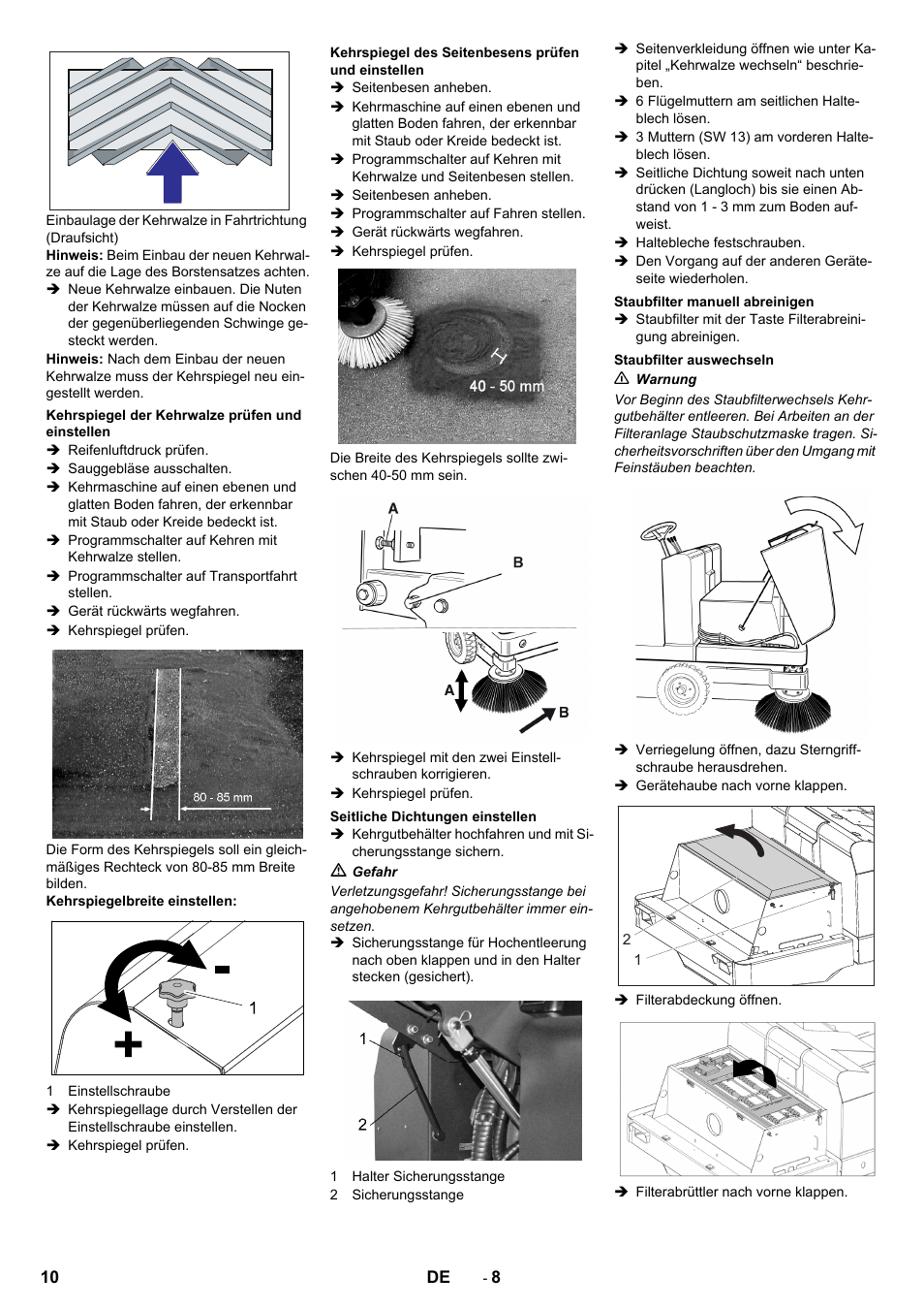 Karcher KM 150-500 BAT User Manual | Page 10 / 332