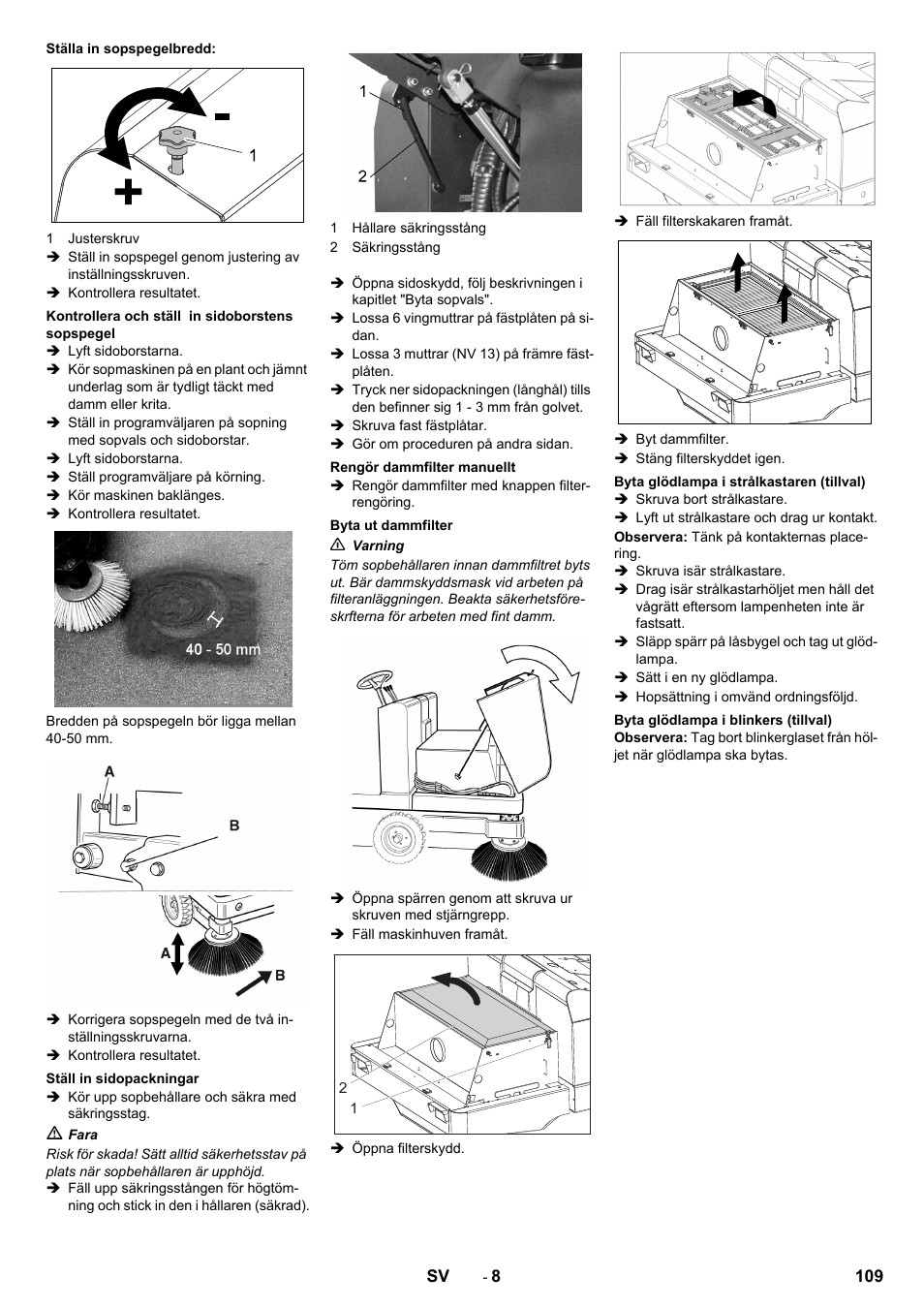 Karcher KM 150-500 BAT User Manual | Page 109 / 332