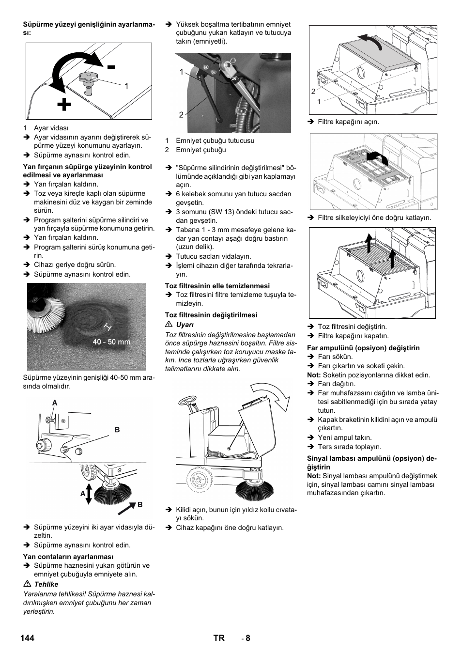 Karcher KM 150-500 BAT User Manual | Page 144 / 332