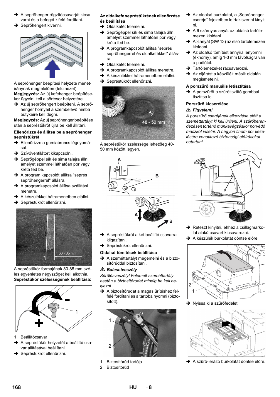 Karcher KM 150-500 BAT User Manual | Page 168 / 332