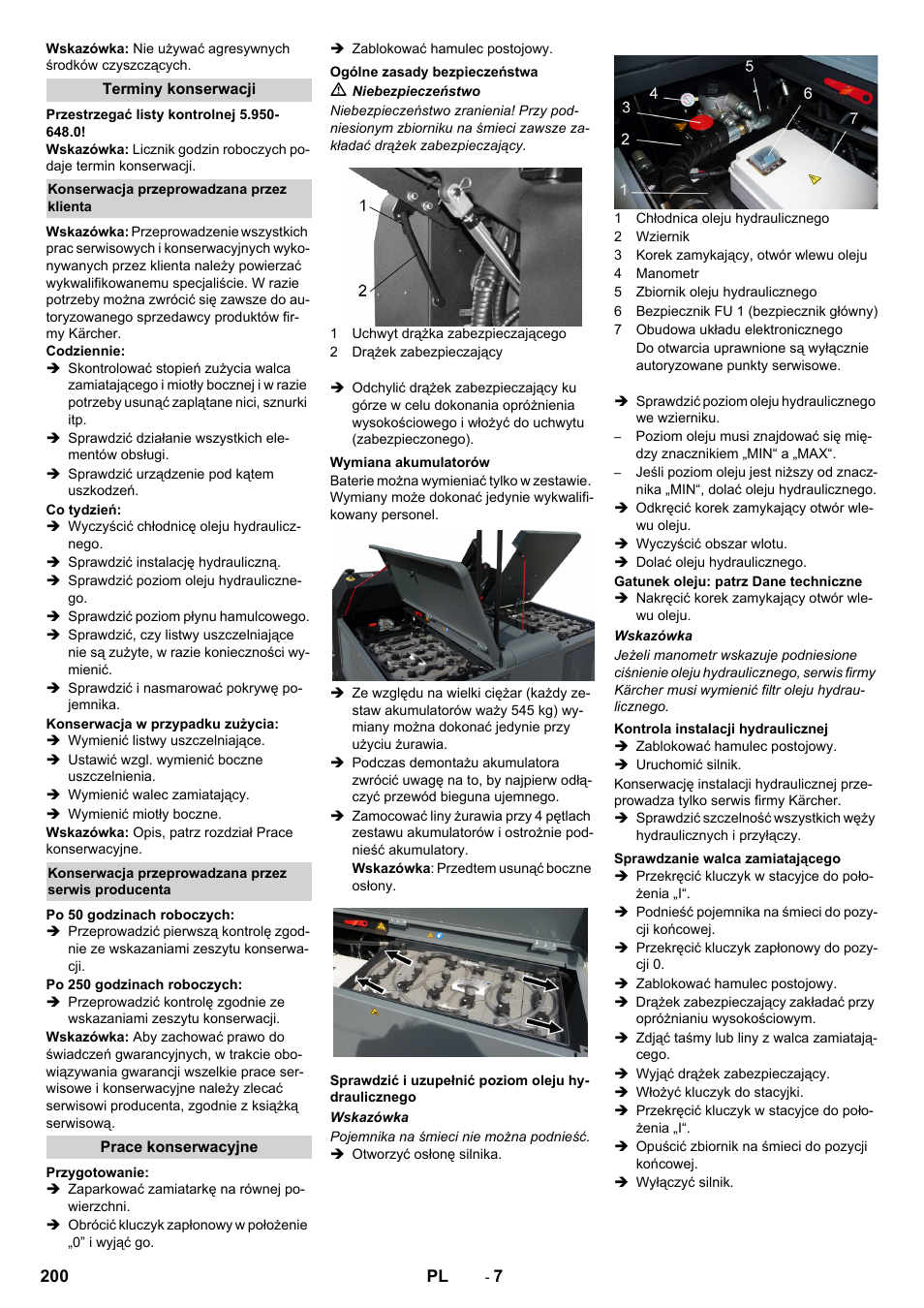 Karcher KM 150-500 BAT User Manual | Page 200 / 332