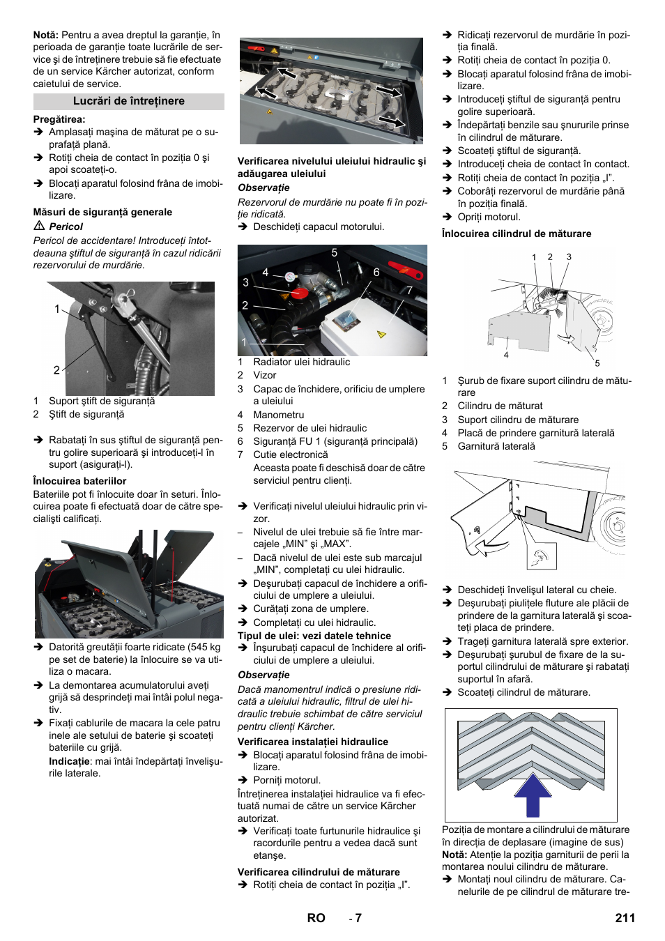 Karcher KM 150-500 BAT User Manual | Page 211 / 332