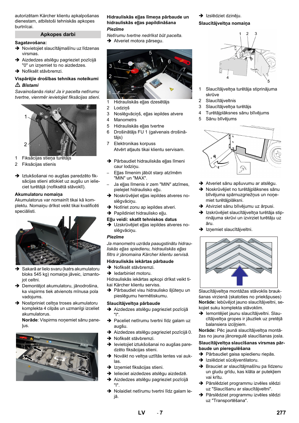 Karcher KM 150-500 BAT User Manual | Page 277 / 332