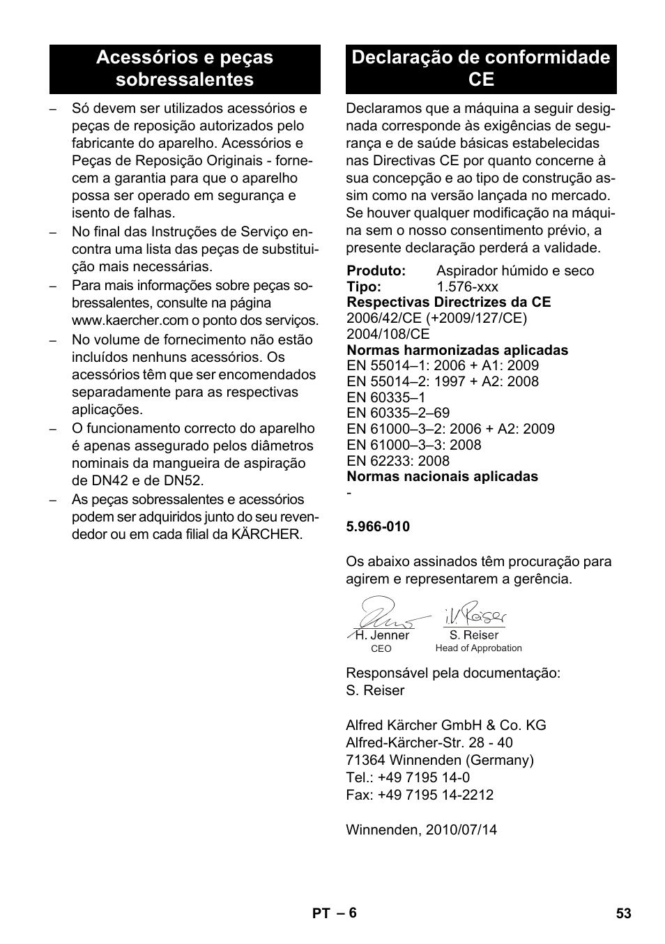 Karcher IVC 60-30 Tact User Manual | Page 53 / 192