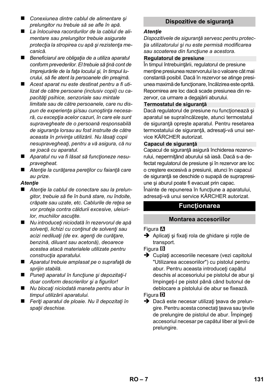 Karcher SC 1-020 User Manual | Page 131 / 202