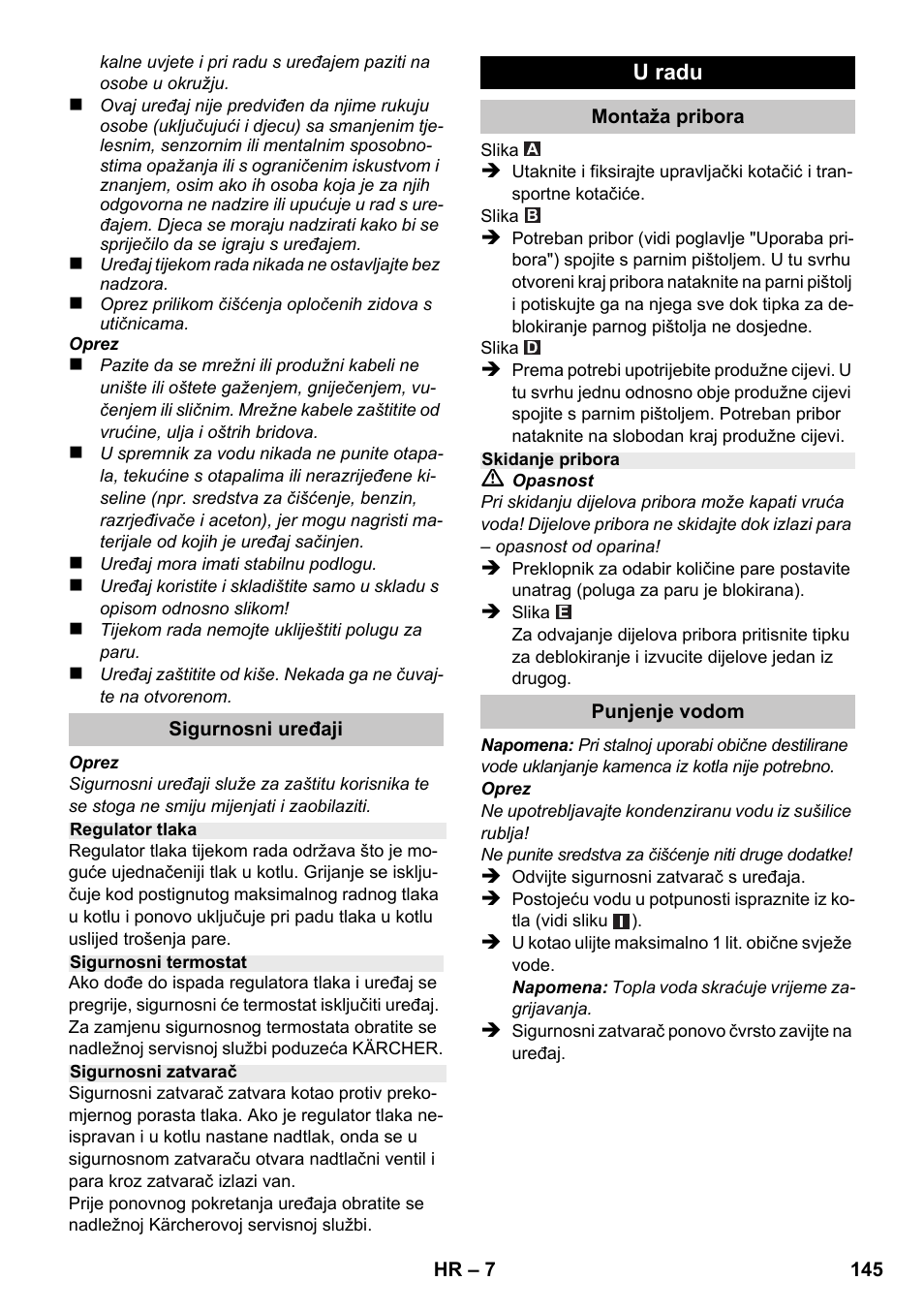 Karcher SC 1-020 User Manual | Page 145 / 202