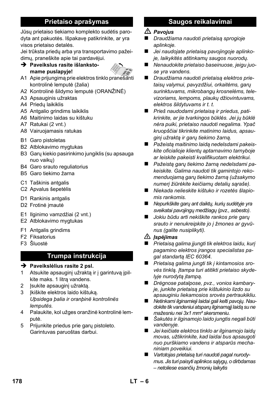 Karcher SC 1-020 User Manual | Page 178 / 202