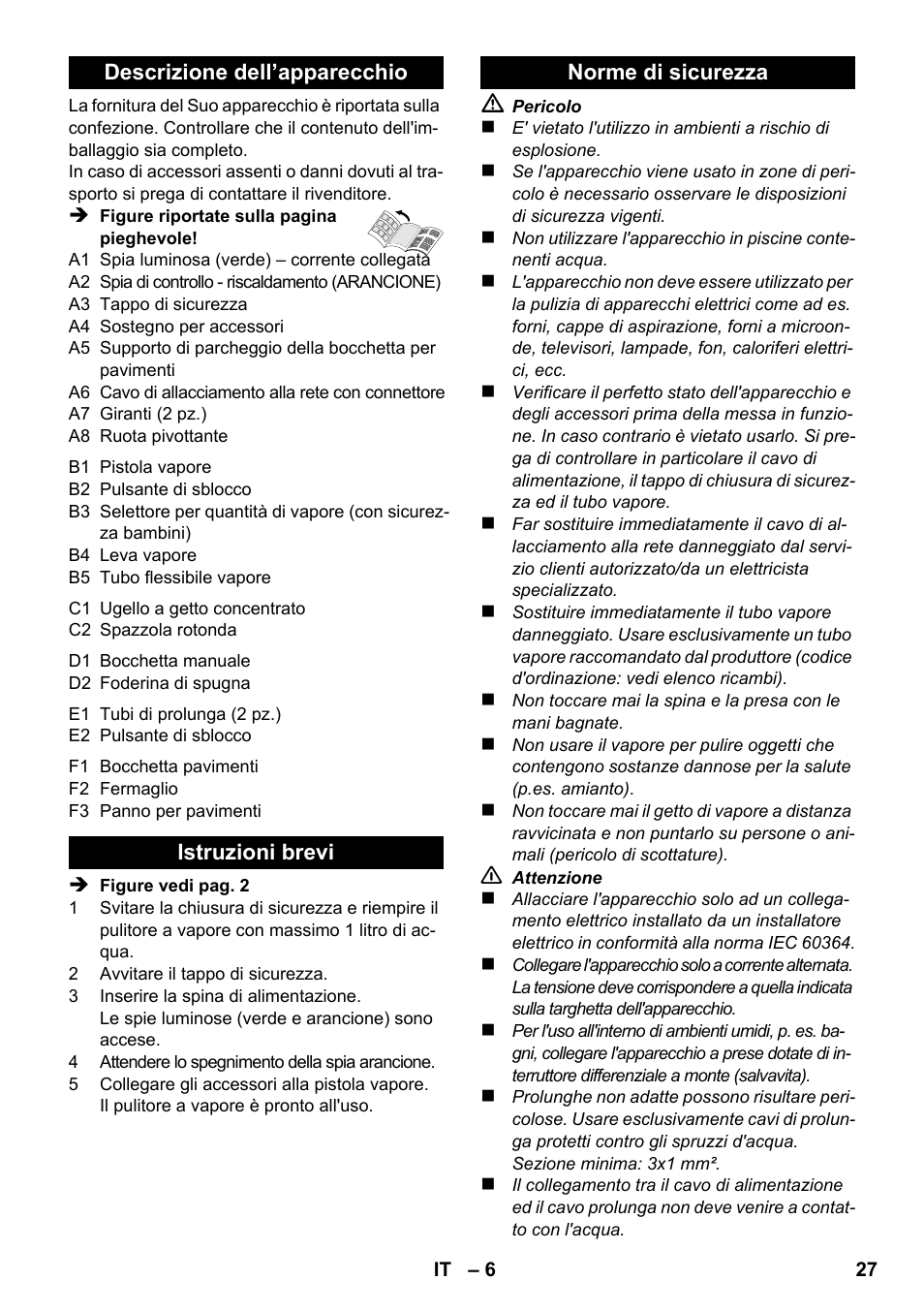 Karcher SC 1-020 User Manual | Page 27 / 202