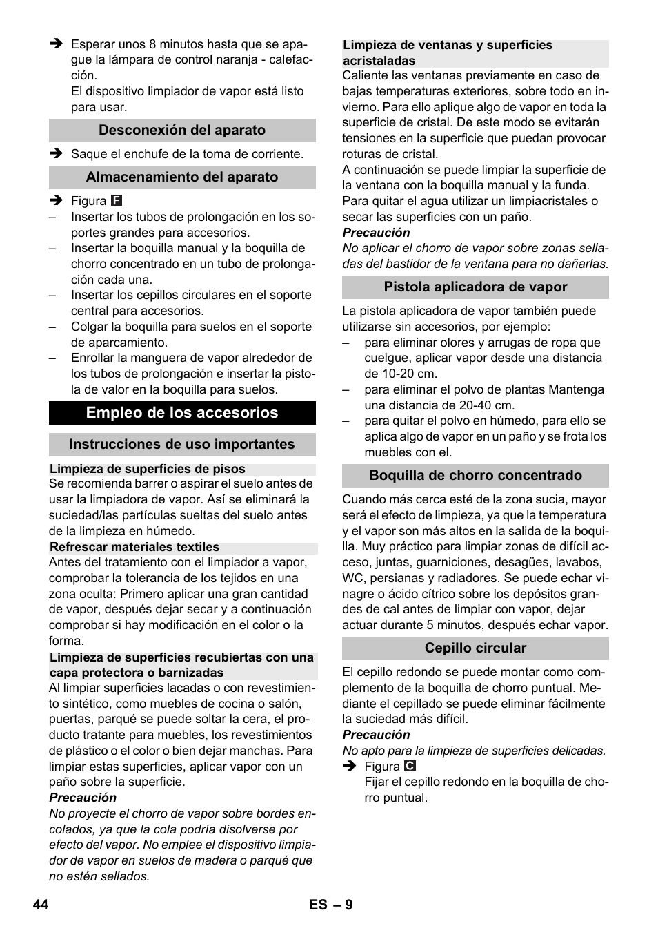 Karcher SC 1-020 User Manual | Page 44 / 202