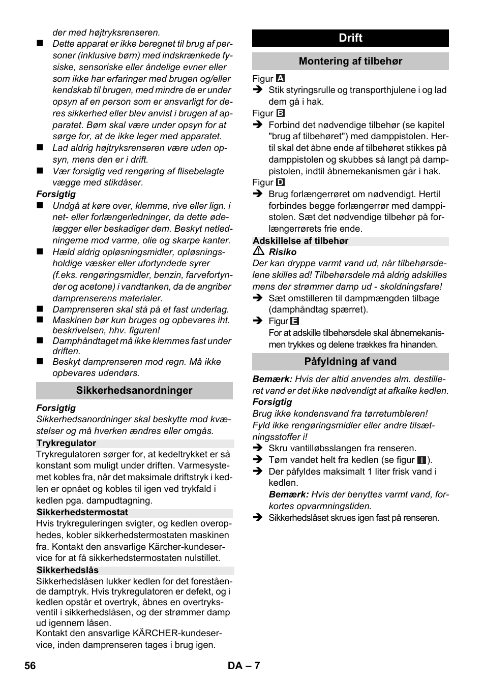 Karcher SC 1-020 User Manual | Page 56 / 202