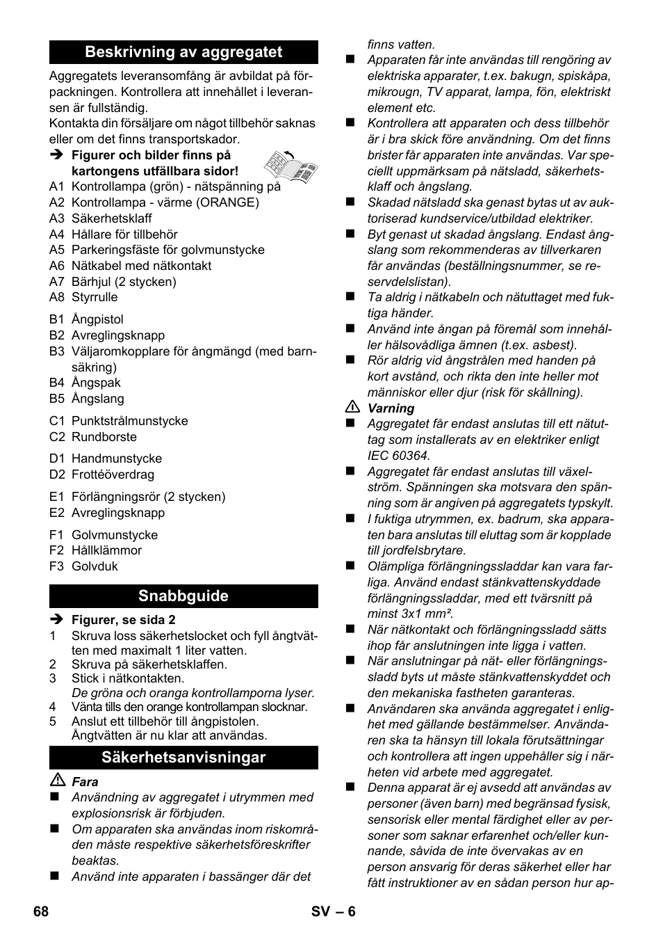 Karcher SC 1-020 User Manual | Page 68 / 202