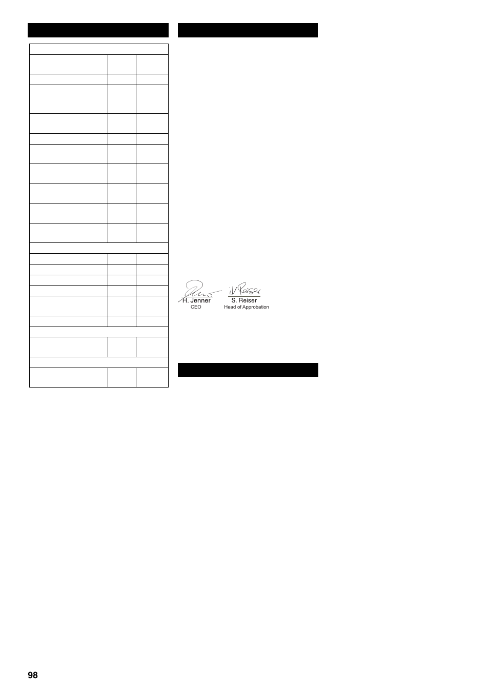 Tehnilised andmed, Ce-vastavusdeklaratsioon, Garantii | Karcher BRC 45-45 C User Manual | Page 98 / 112