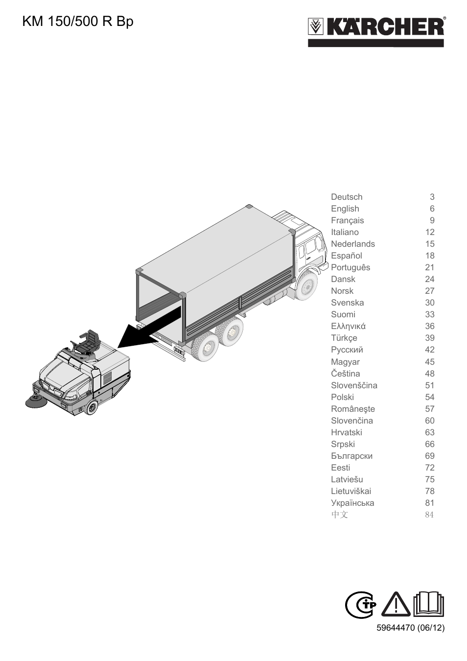 Karcher KM 150-500 BAT User Manual | 88 pages