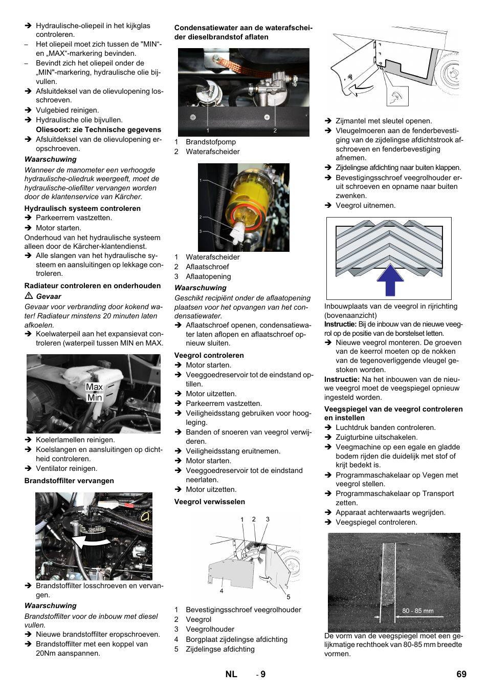 Karcher KM 170-600 D User Manual | Page 69 / 428