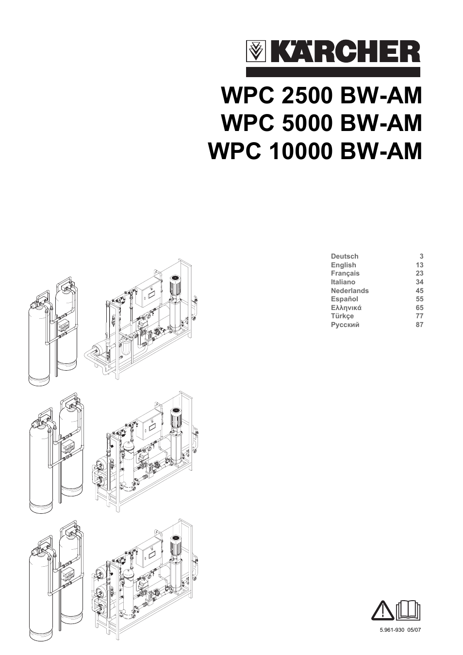 Karcher Úpravna vody WPC 5000 CD User Manual | 98 pages