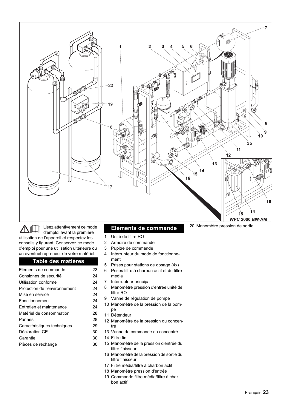 Karcher Úpravna vody WPC 5000 CD User Manual | Page 23 / 98