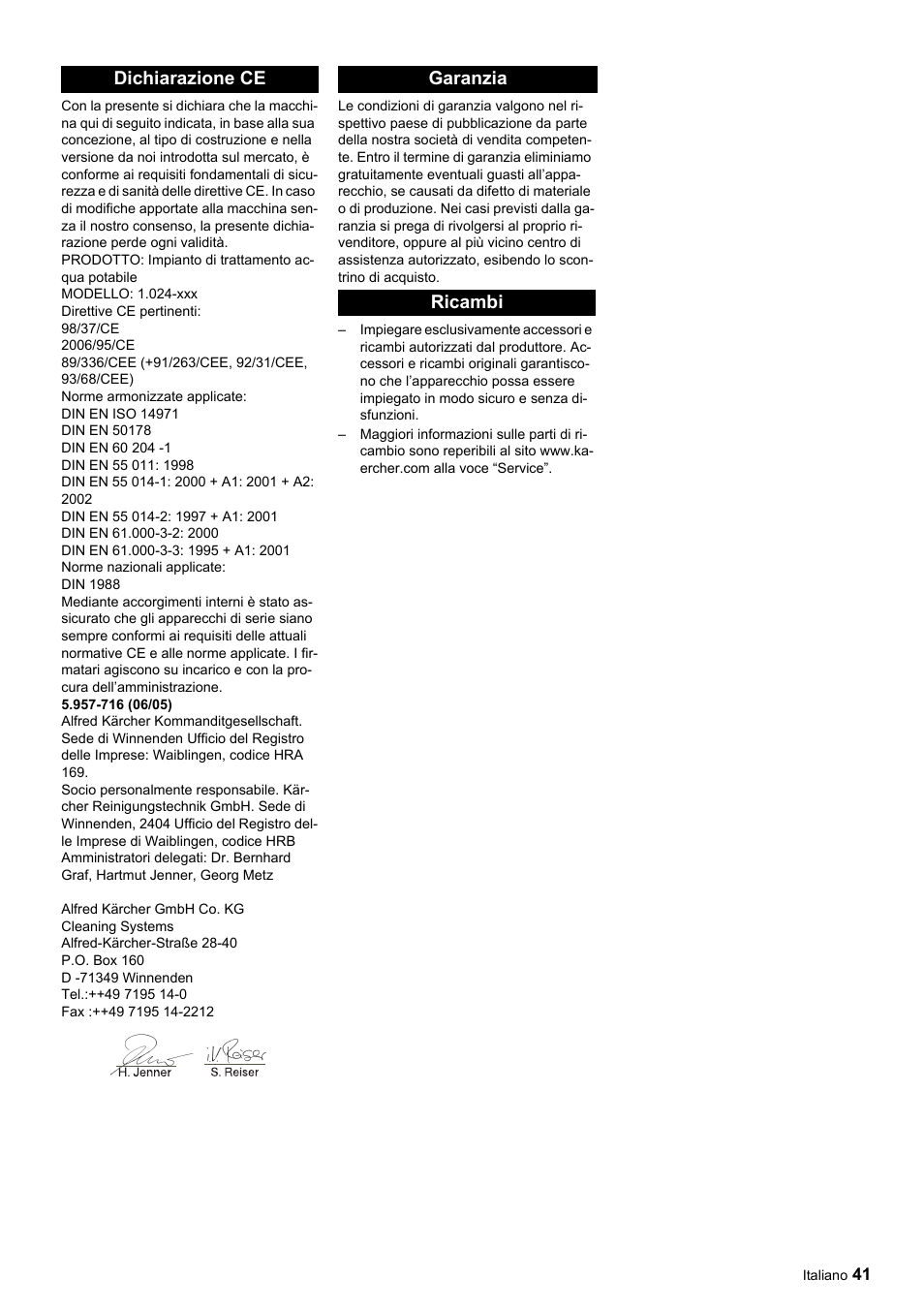 Karcher Úpravna vody WPC 5000 CD User Manual | Page 41 / 98