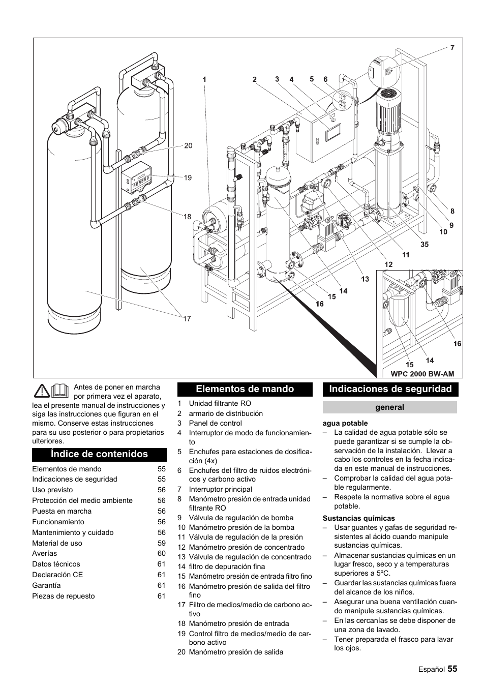 Karcher Úpravna vody WPC 5000 CD User Manual | Page 55 / 98
