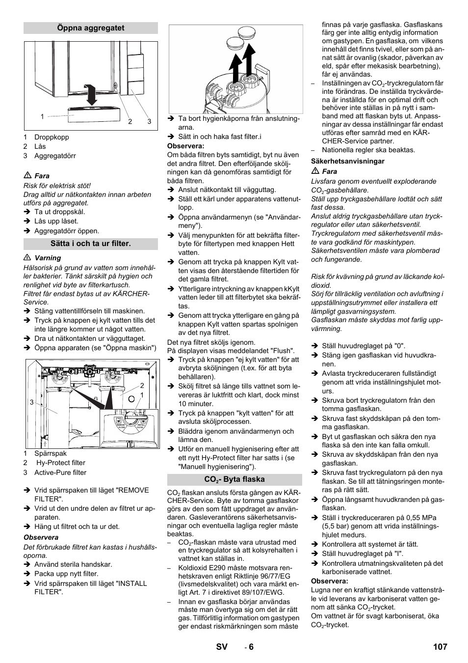 Karcher WPD 100 T AC User Manual | Page 107 / 316