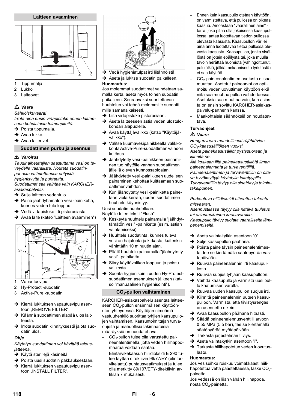 Karcher WPD 100 T AC User Manual | Page 118 / 316