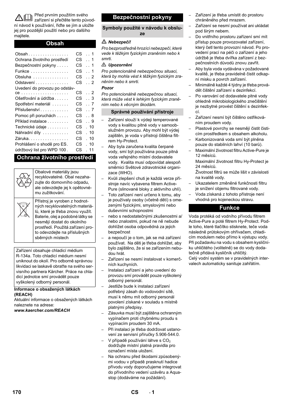 Karcher WPD 100 T AC User Manual | Page 170 / 316