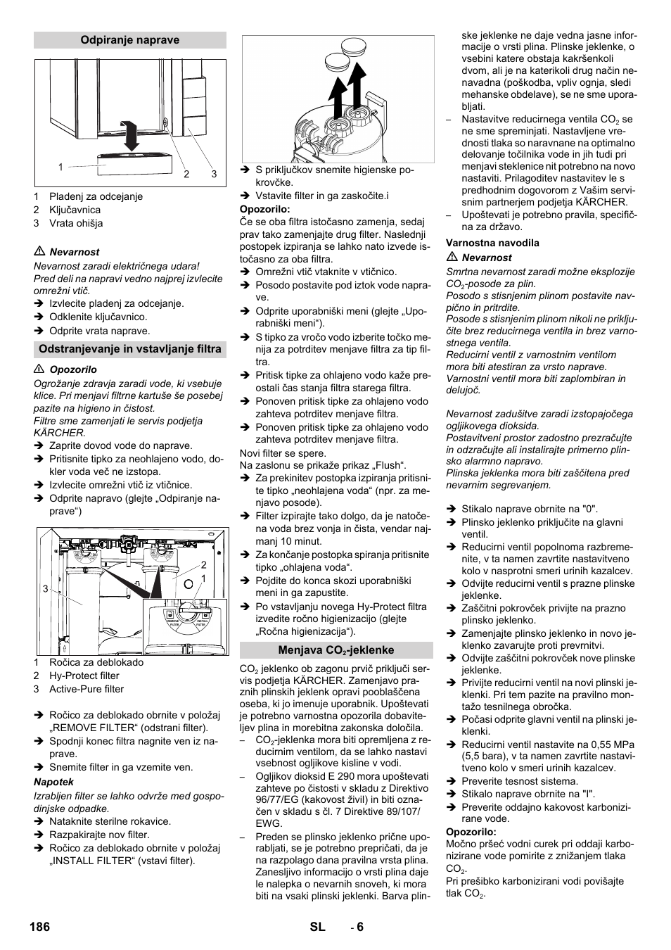 Karcher WPD 100 T AC User Manual | Page 186 / 316