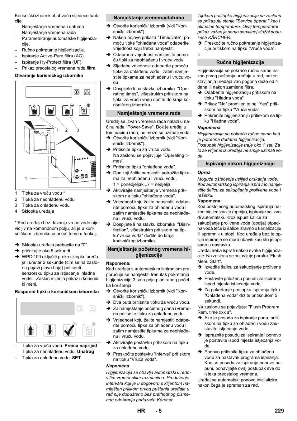 Karcher WPD 100 T AC User Manual | Page 229 / 316