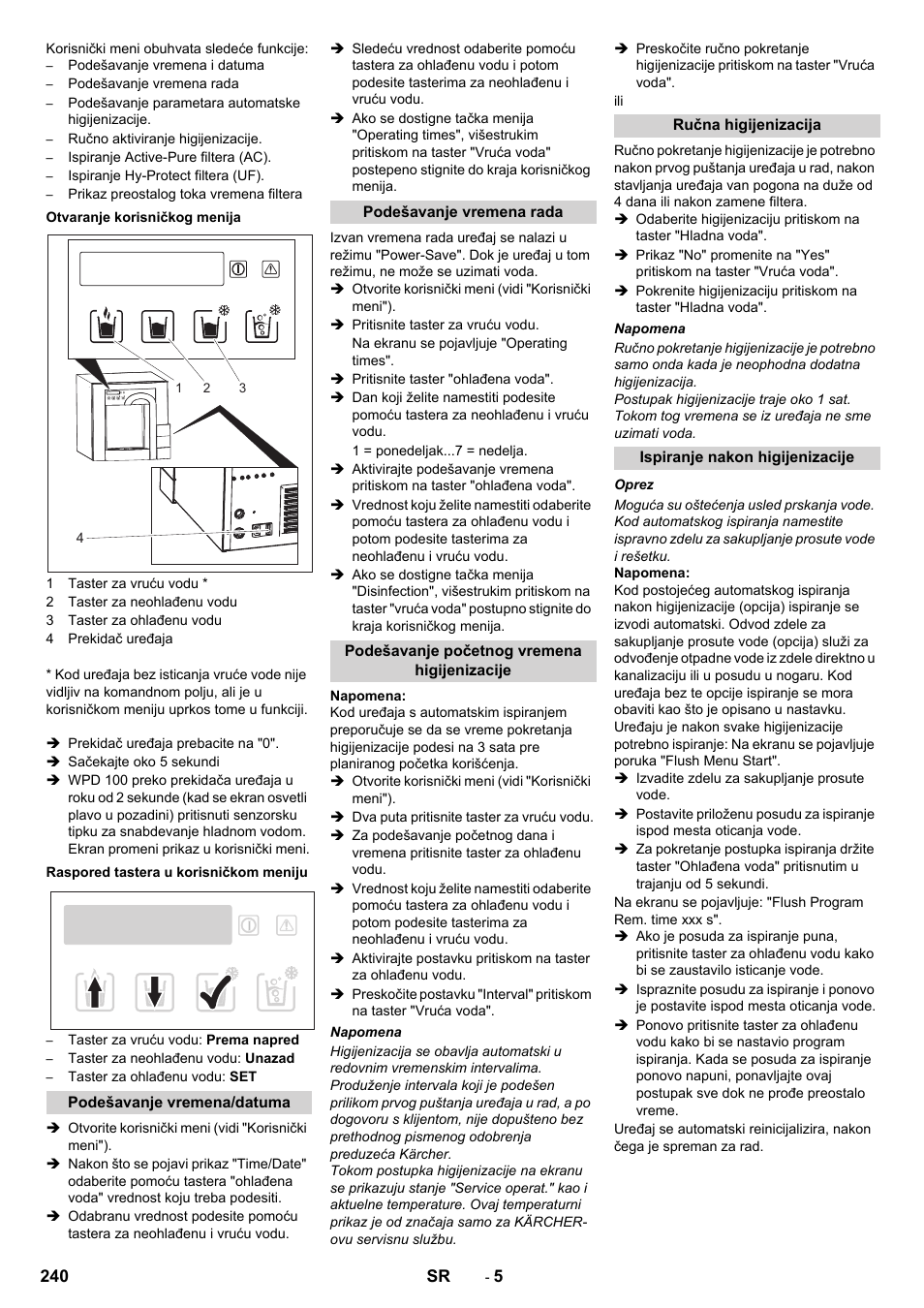 Karcher WPD 100 T AC User Manual | Page 240 / 316