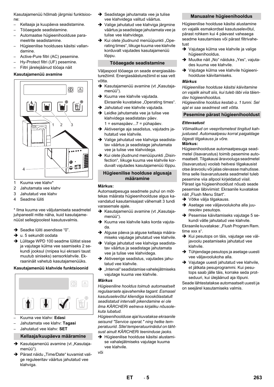 Karcher WPD 100 T AC User Manual | Page 263 / 316