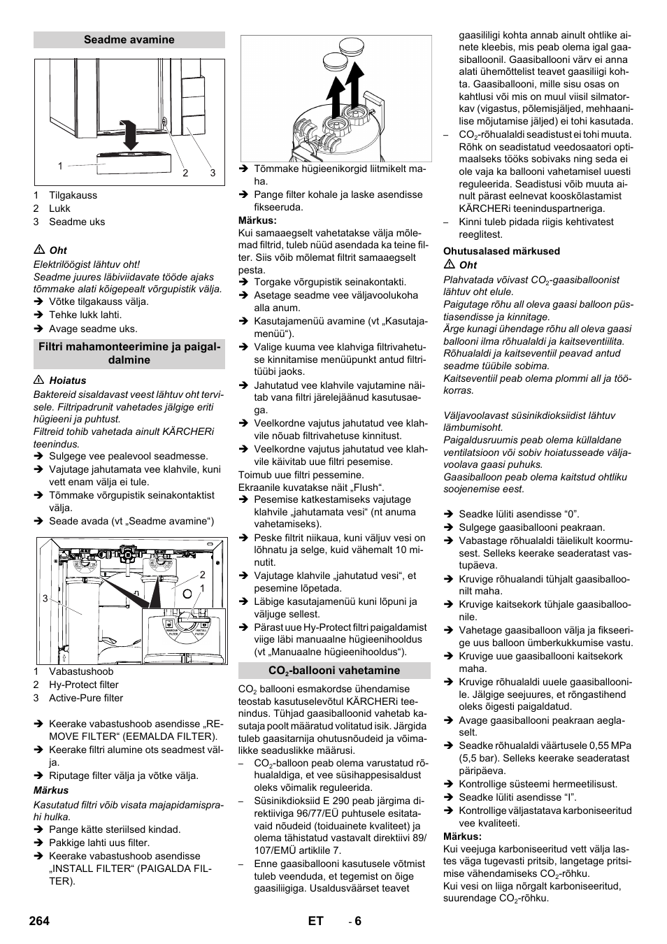 Karcher WPD 100 T AC User Manual | Page 264 / 316