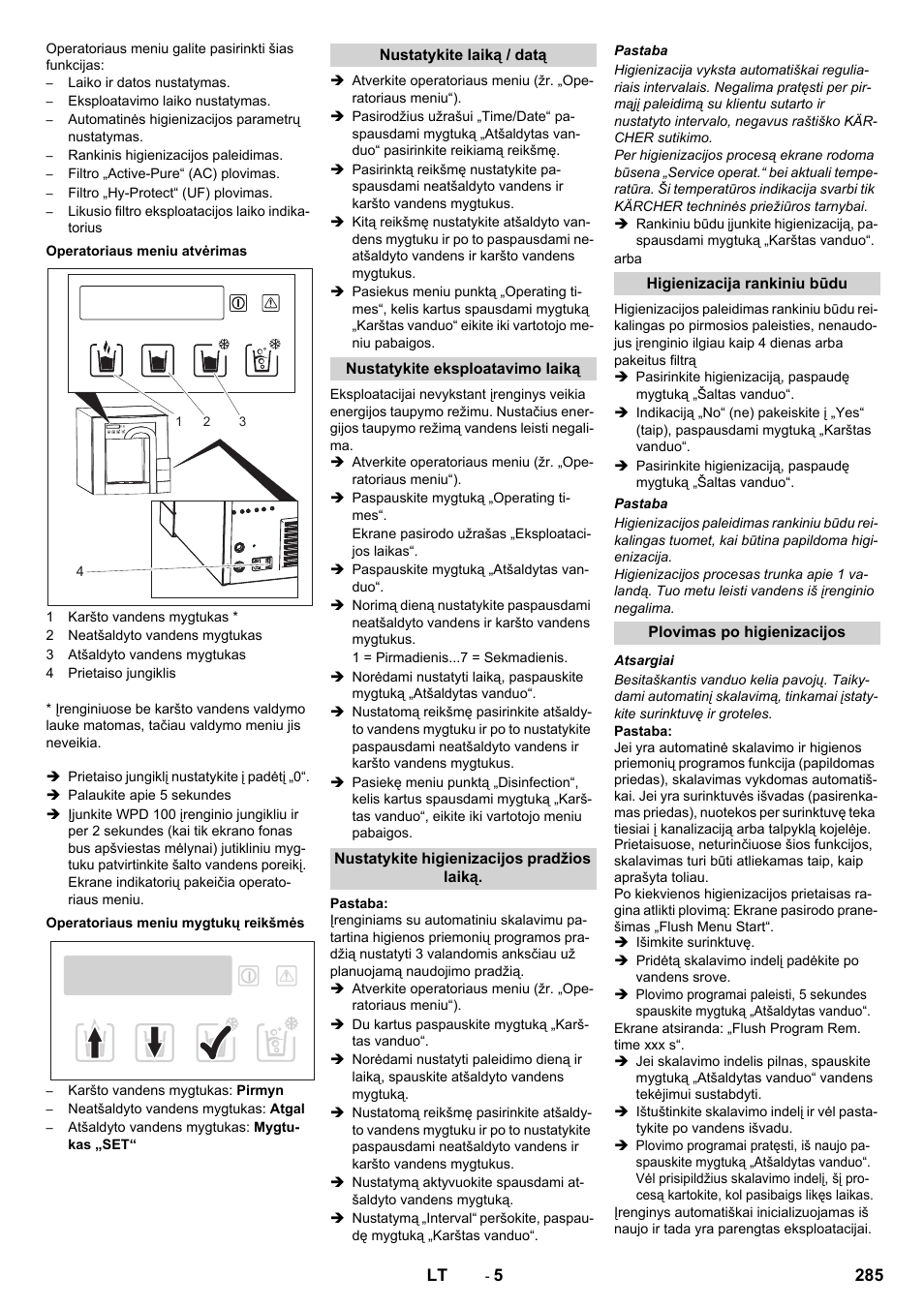 Karcher WPD 100 T AC User Manual | Page 285 / 316