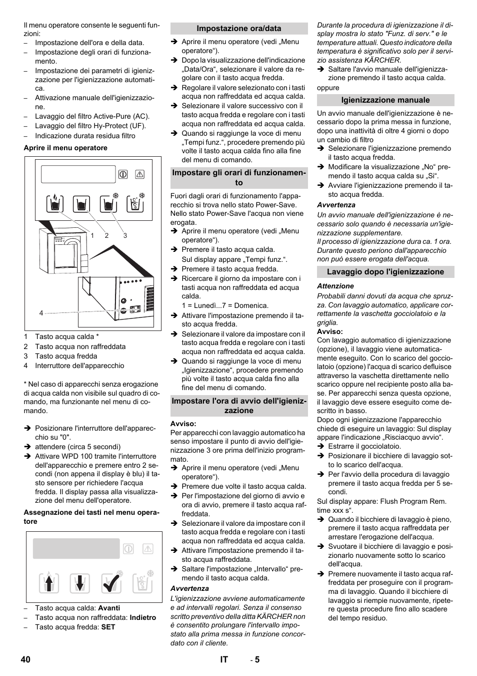 Karcher WPD 100 T AC User Manual | Page 40 / 316