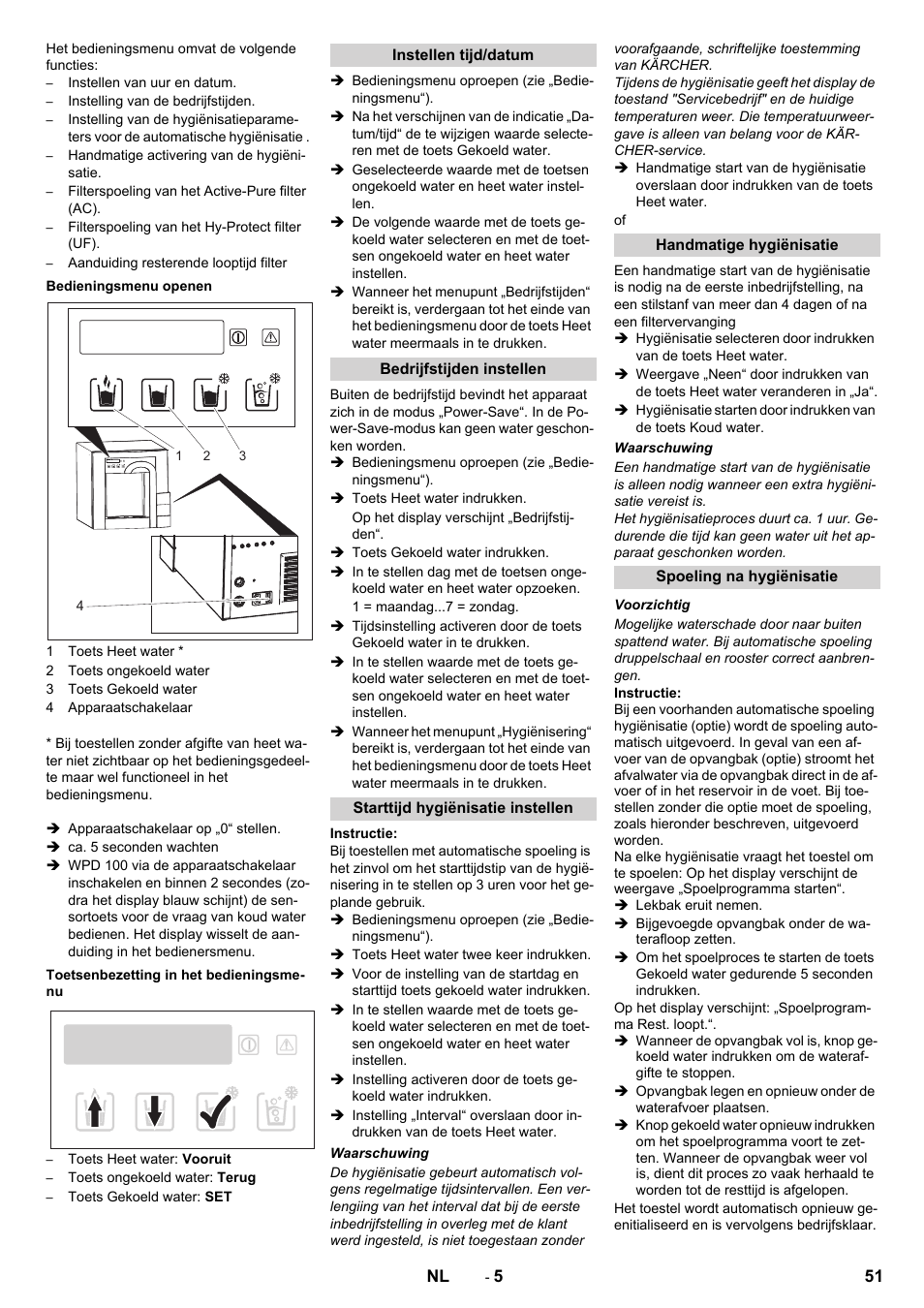 Karcher WPD 100 T AC User Manual | Page 51 / 316