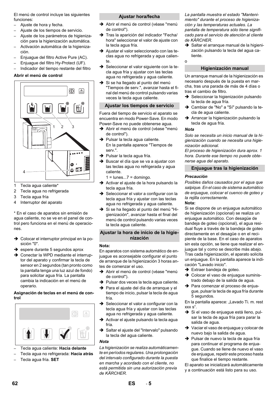 Karcher WPD 100 T AC User Manual | Page 62 / 316