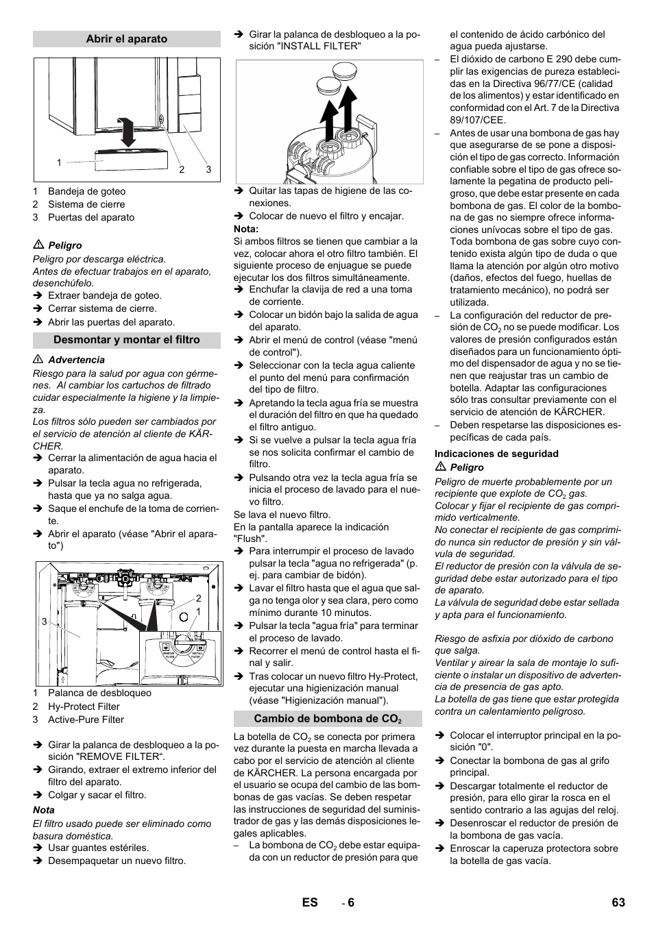 Karcher WPD 100 T AC User Manual | Page 63 / 316