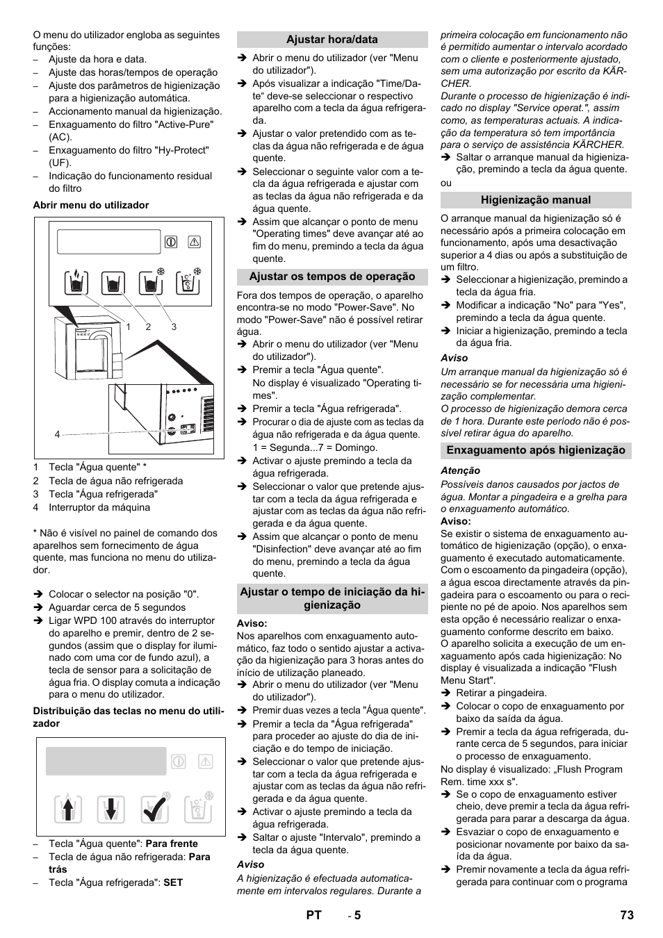 Karcher WPD 100 T AC User Manual | Page 73 / 316