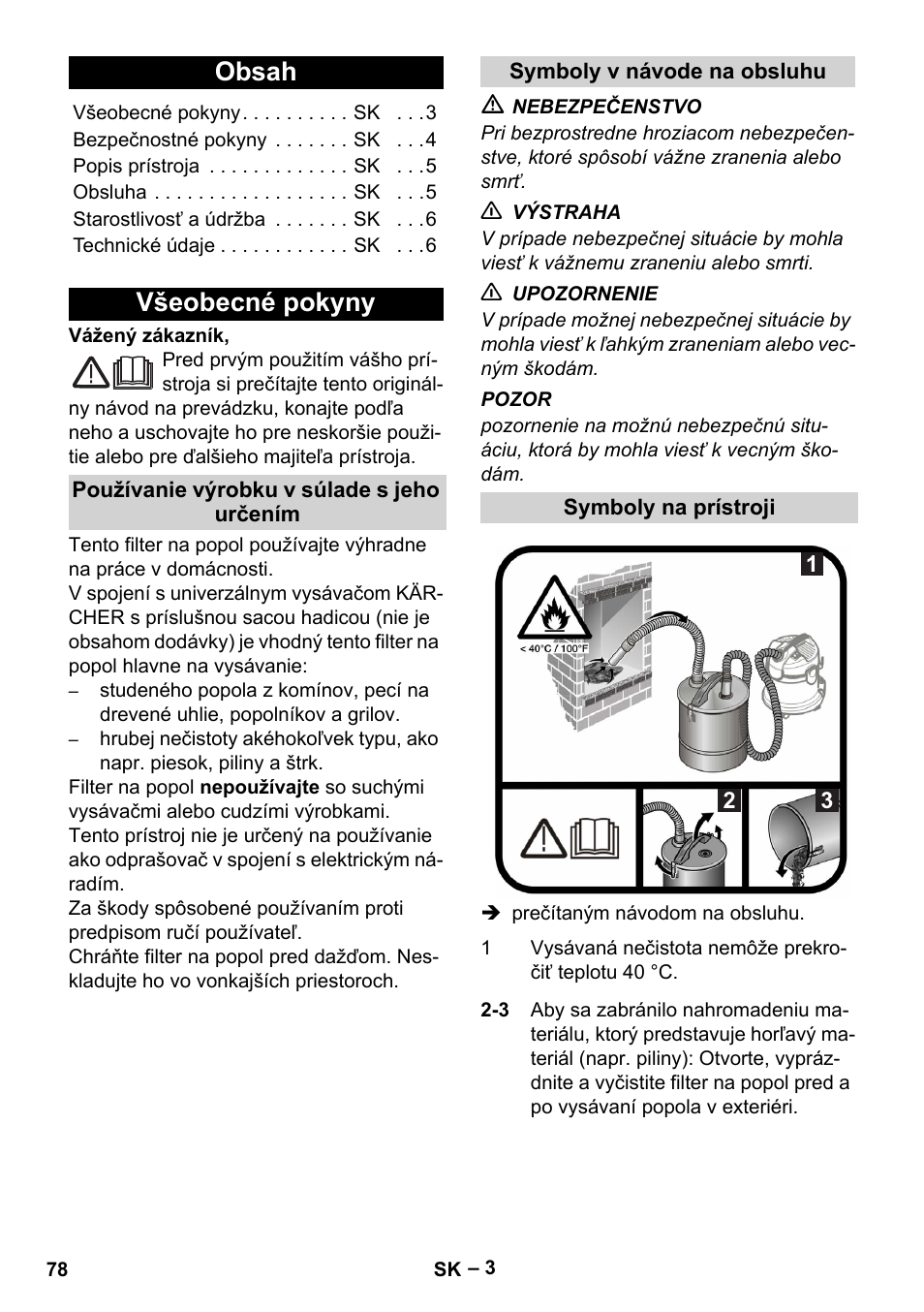 Karcher Filtr na hrubé nečistoty a popel Basic User Manual | Page 78 / 116