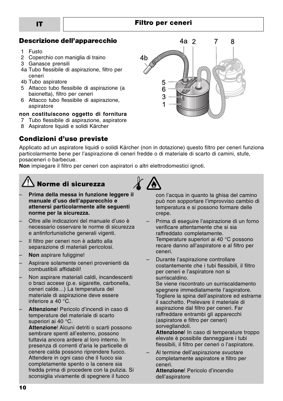 Karcher MV 3 Fireplace Kit User Manual | Page 10 / 60