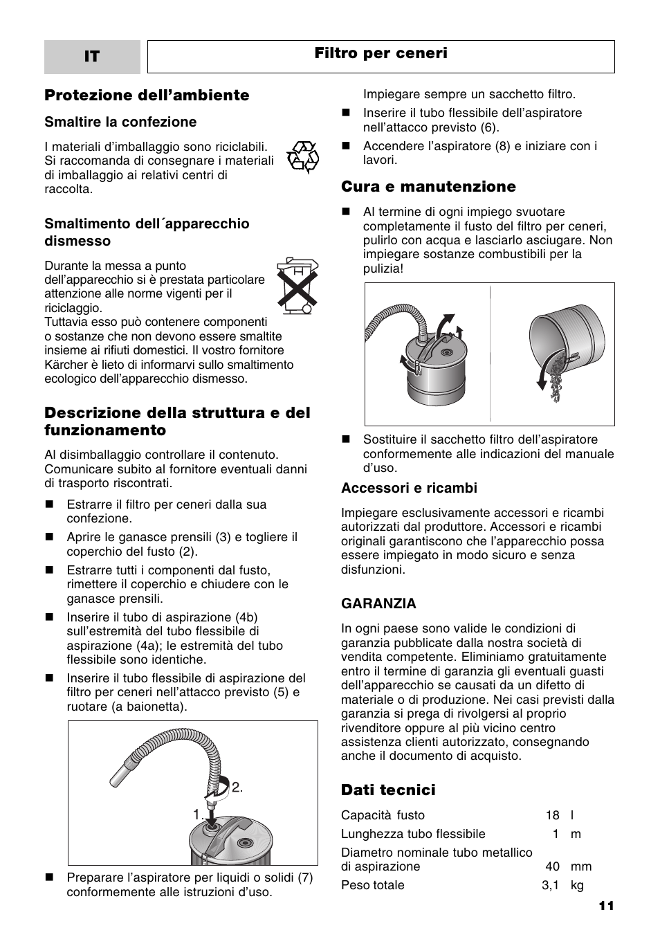 Karcher MV 3 Fireplace Kit User Manual | Page 11 / 60