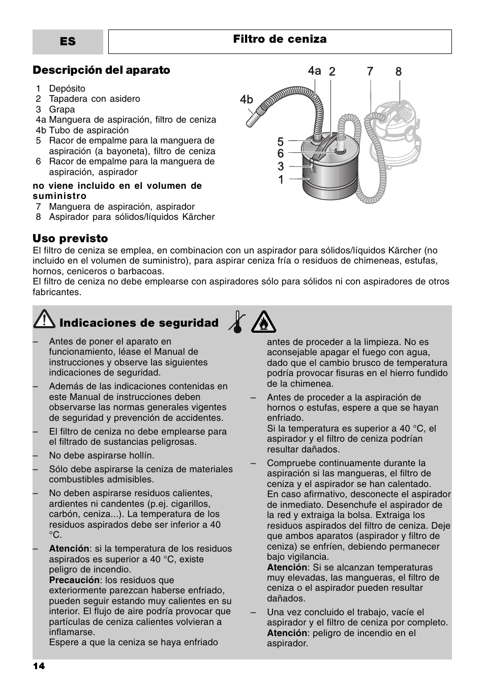 Karcher MV 3 Fireplace Kit User Manual | Page 14 / 60