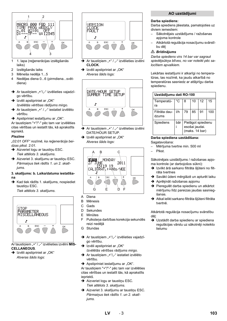 Karcher SB Wash Oel 50-10 F VA User Manual | Page 103 / 128