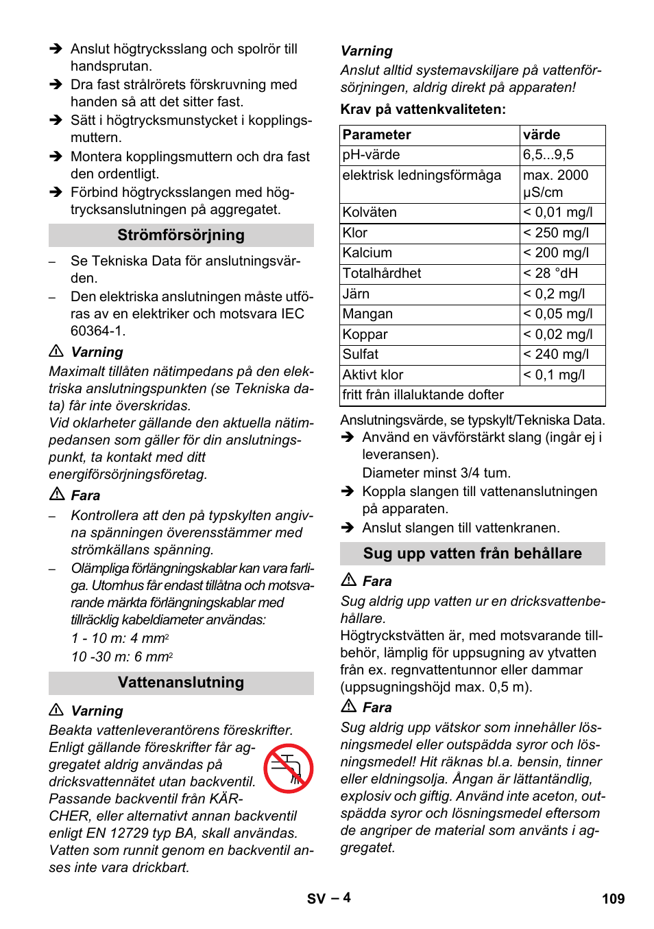 Karcher HD 16-15-4 Cage Plus User Manual | Page 109 / 316