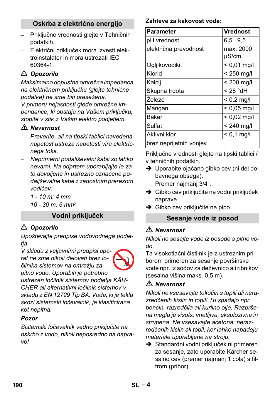 Karcher HD 16-15-4 Cage Plus User Manual | Page 190 / 316