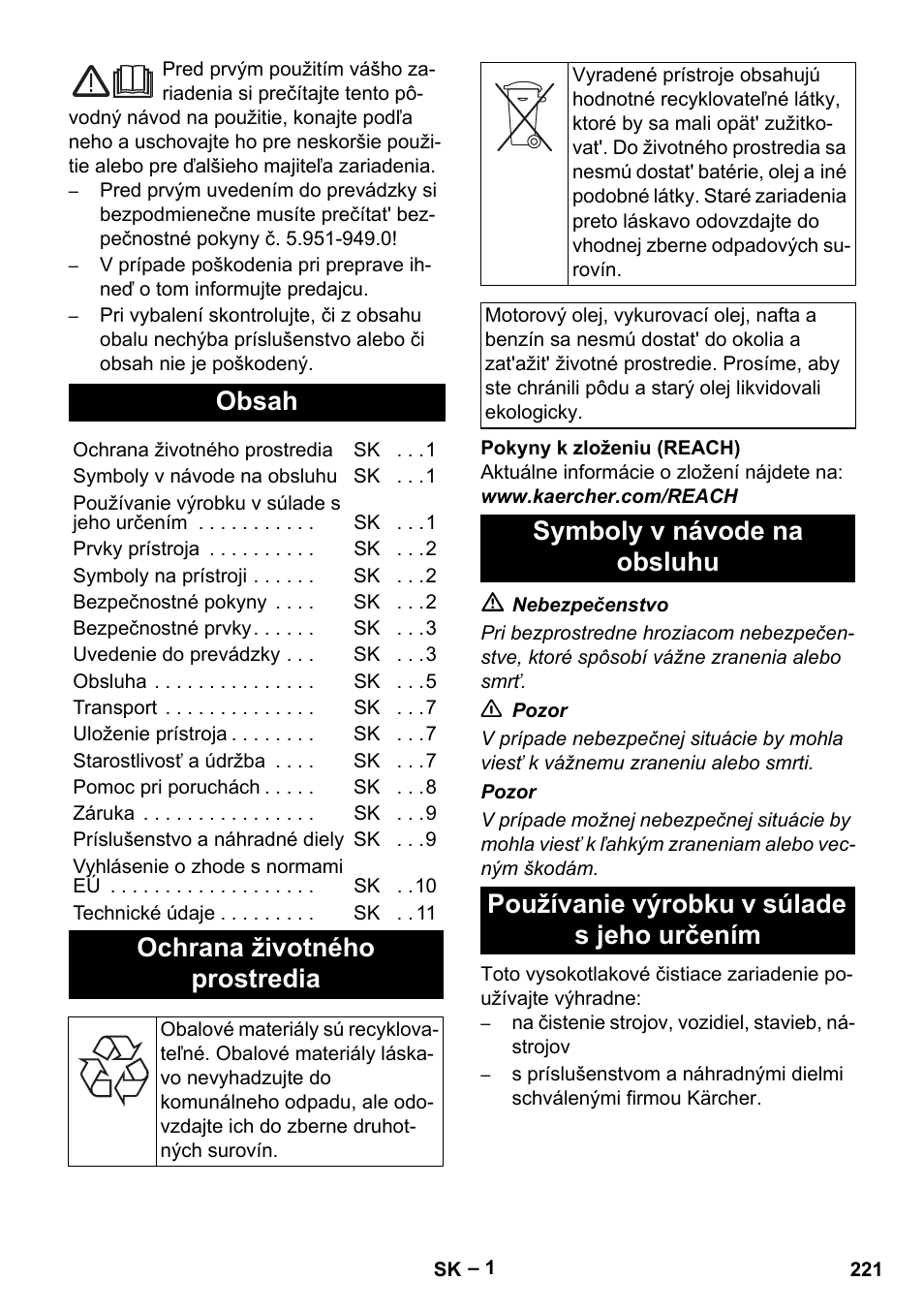 Karcher HD 16-15-4 Cage Plus User Manual | Page 221 / 316