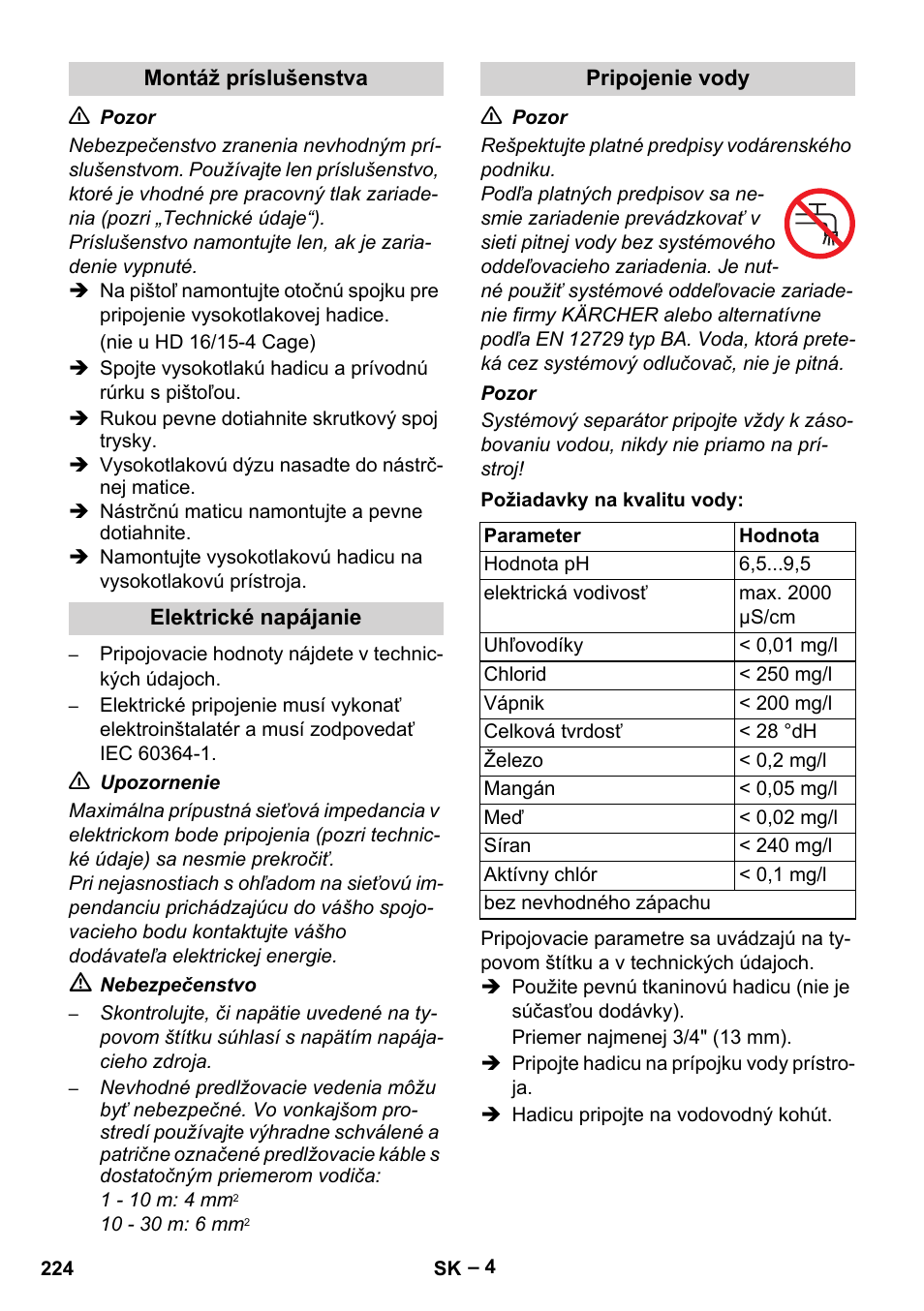 Karcher HD 16-15-4 Cage Plus User Manual | Page 224 / 316