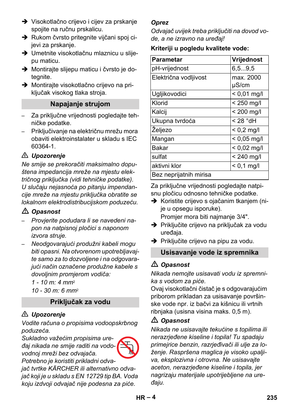 Karcher HD 16-15-4 Cage Plus User Manual | Page 235 / 316