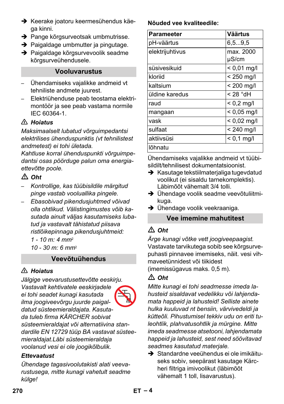 Karcher HD 16-15-4 Cage Plus User Manual | Page 270 / 316