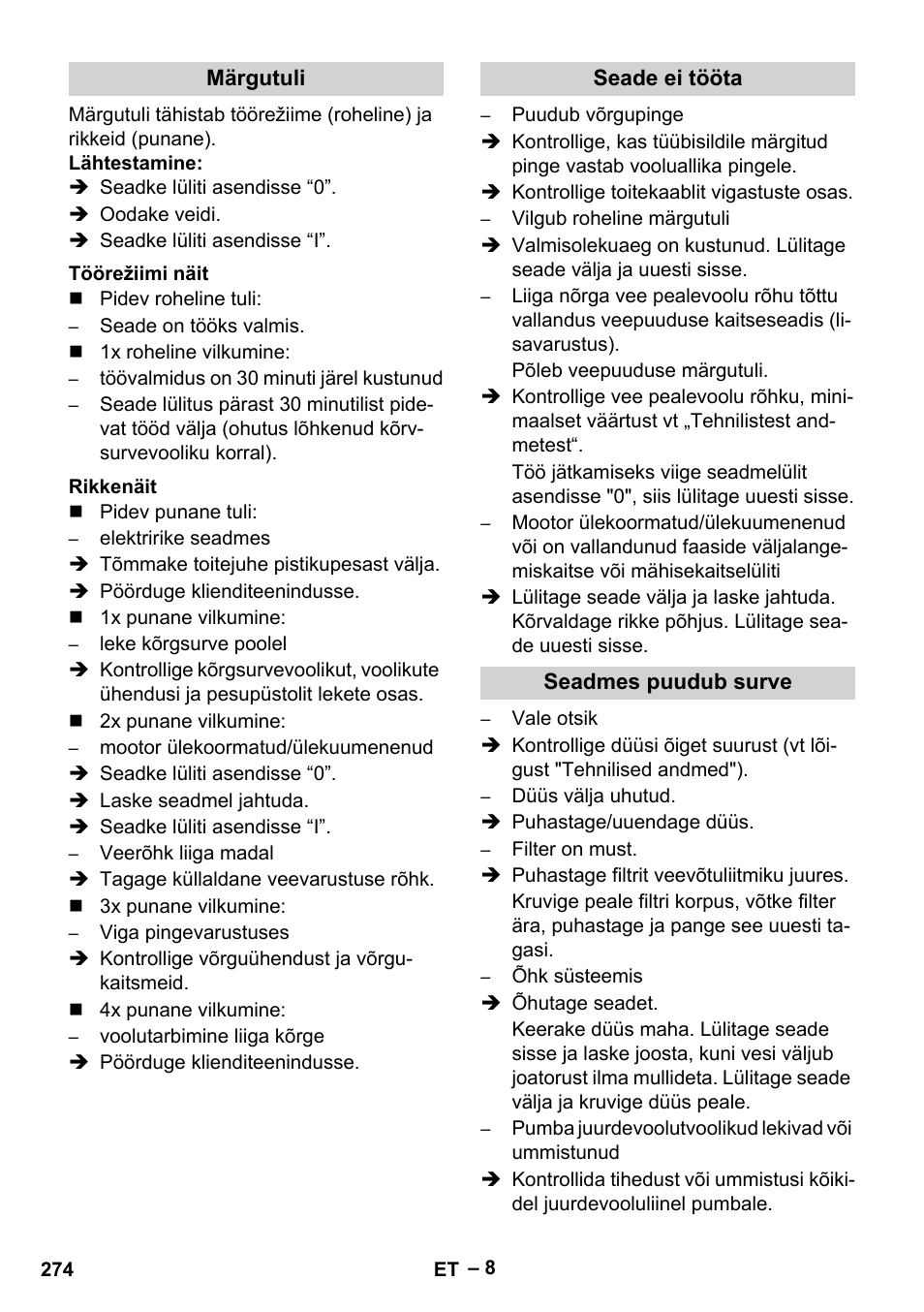 Karcher HD 16-15-4 Cage Plus User Manual | Page 274 / 316